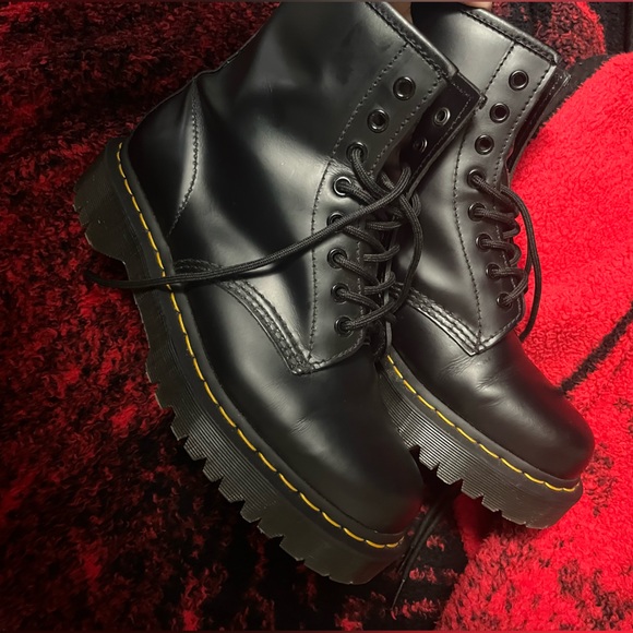 1460 BEX SMOOTH LEATHER LACE UP BOOTS - Picture 7 of 7